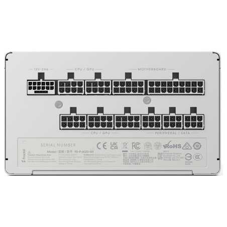 Fractal Design Power Supply, White | Ion 3 Gold | 1000 W