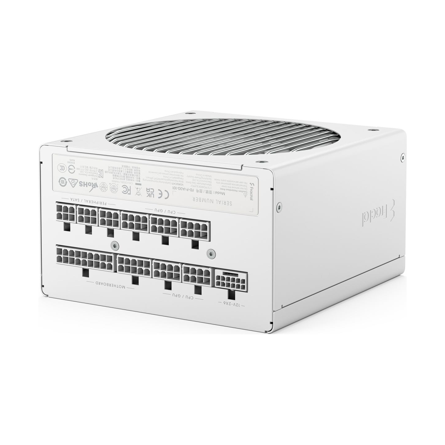 Fractal Design Power Supply, White | Ion 3 Gold | 1000 W