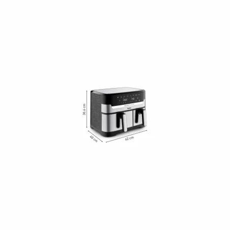 Tefal Fryer | EY905D10 | Capacity 5.2+3.1 L | Hot air technology | Stainless Steel/Black