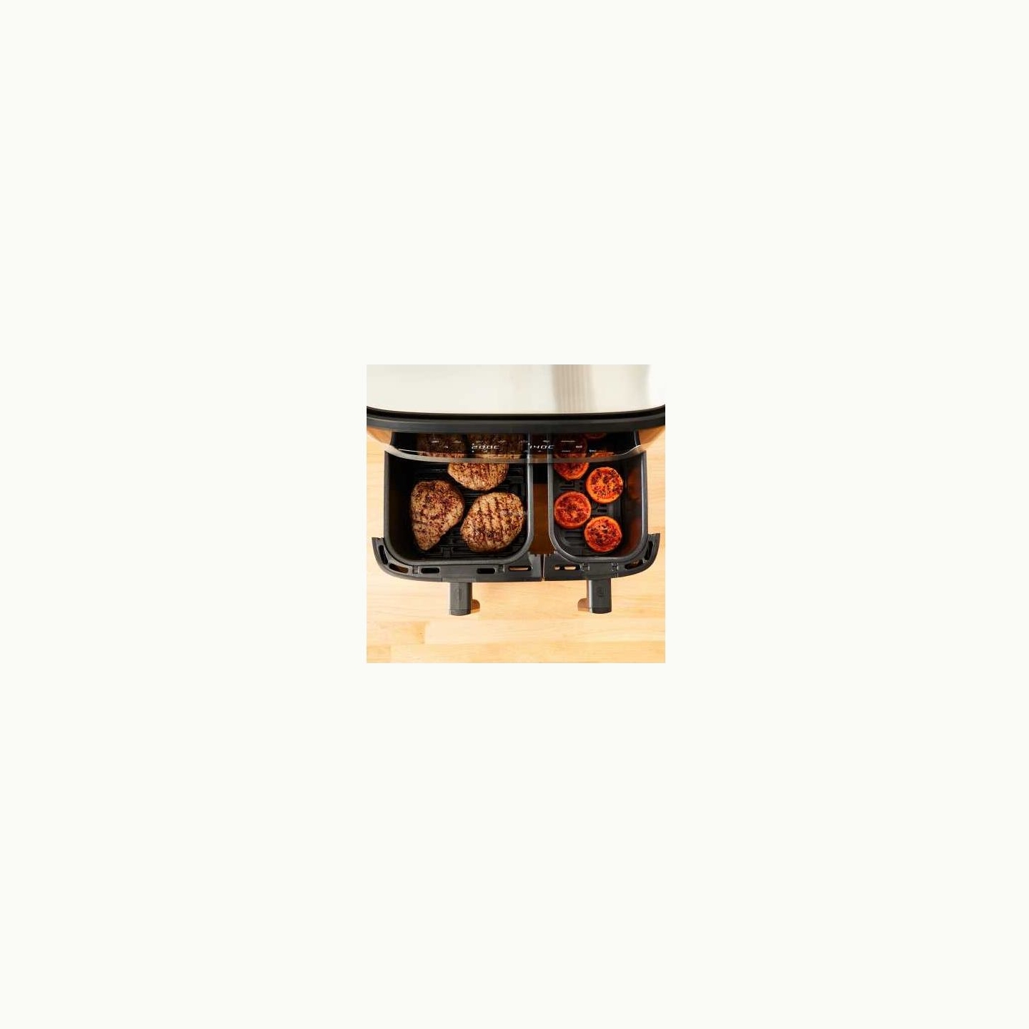 Tefal Fryer | EY905D10 | Capacity 5.2+3.1 L | Hot air technology | Stainless Steel/Black