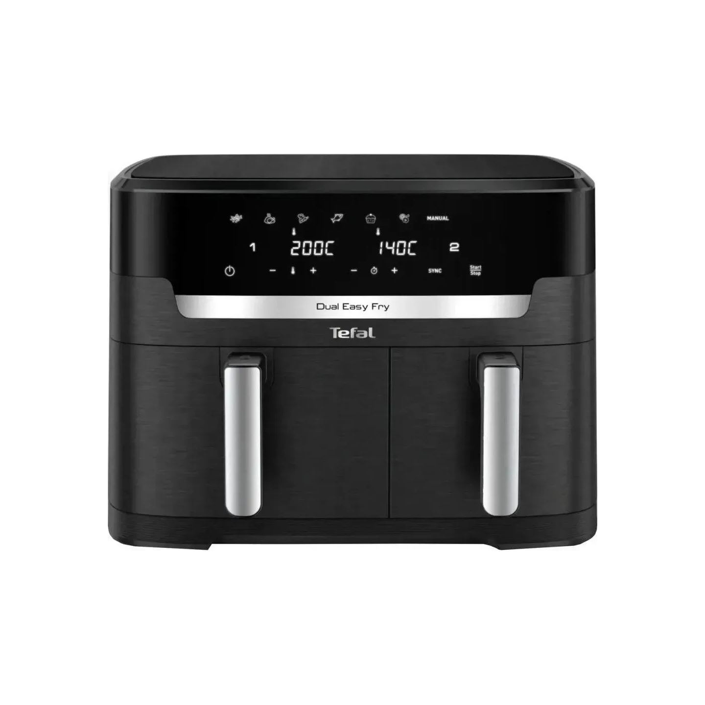 Tefal | Air Fryer | EY942HE0 Easy Fry Dual XXL | Power 2700 W | Capacity 11 L | Black