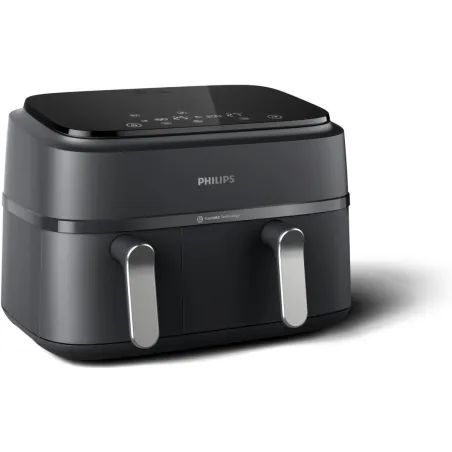 Philips Dual Basket Airfryer | NA351/00 3000 Series | Power 2750 W | Capacity 9 L | Rapid Air technology | Black