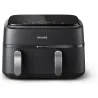 Philips Dual Basket Airfryer | NA351/00 3000 Series | Power 2750 W | Capacity 9 L | Rapid Air technology | Black