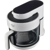 Adler Air Fryer Oven with Glass Bowl | AD 6316 | Power 1200 W | Capacity 3 L | Convection | White/Black
