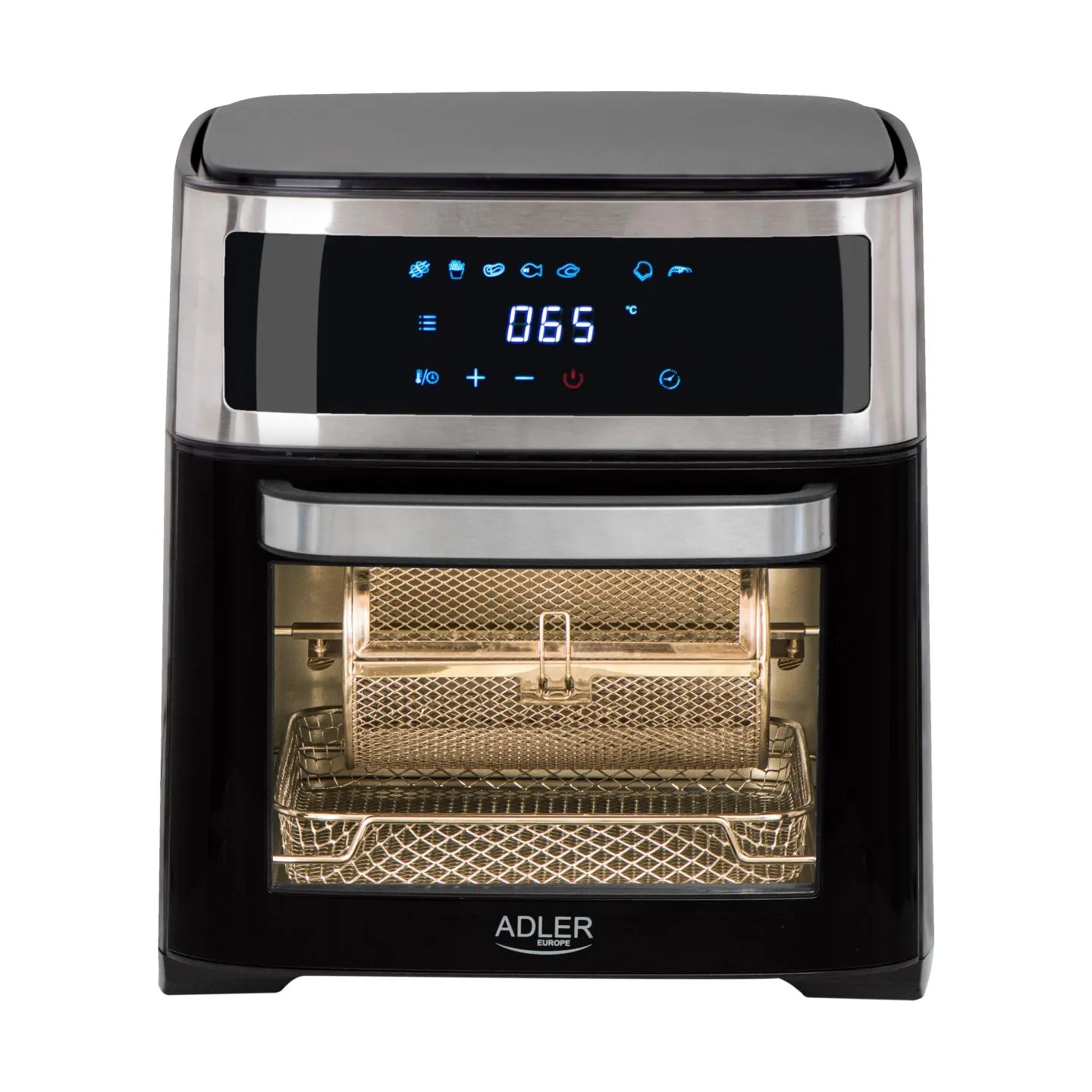 Adler | Airfryer Oven | AD 6309 | Power 1700 W | Capacity 13 L | Stainless steel/Black