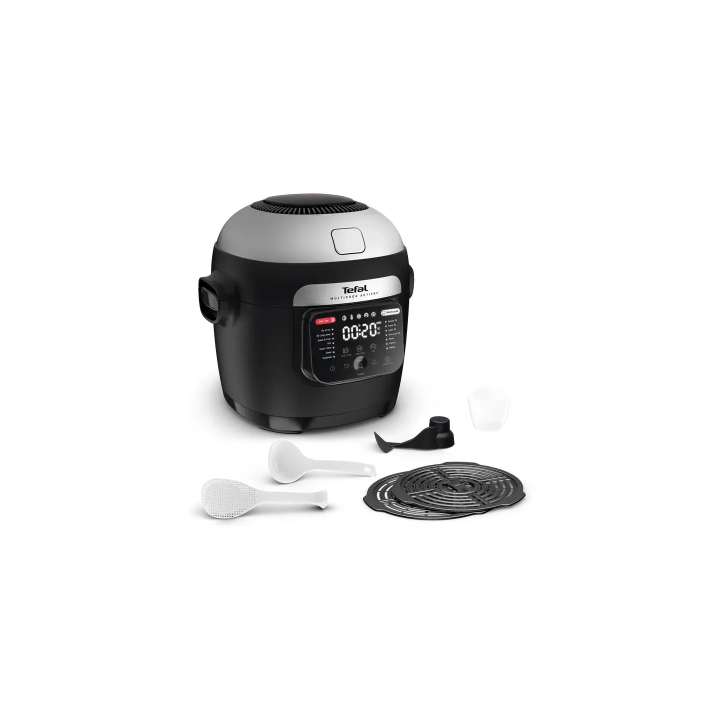 Tefal Air Fryer and Multicooker | MY741CF0 Actifry | Power 1334 W | Capacity 6 L | Black/Silver