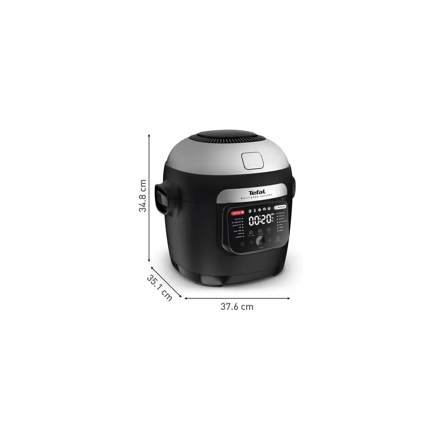 Tefal Air Fryer and Multicooker | MY741CF0 Actifry | Power 1334 W | Capacity 6 L | Black/Silver