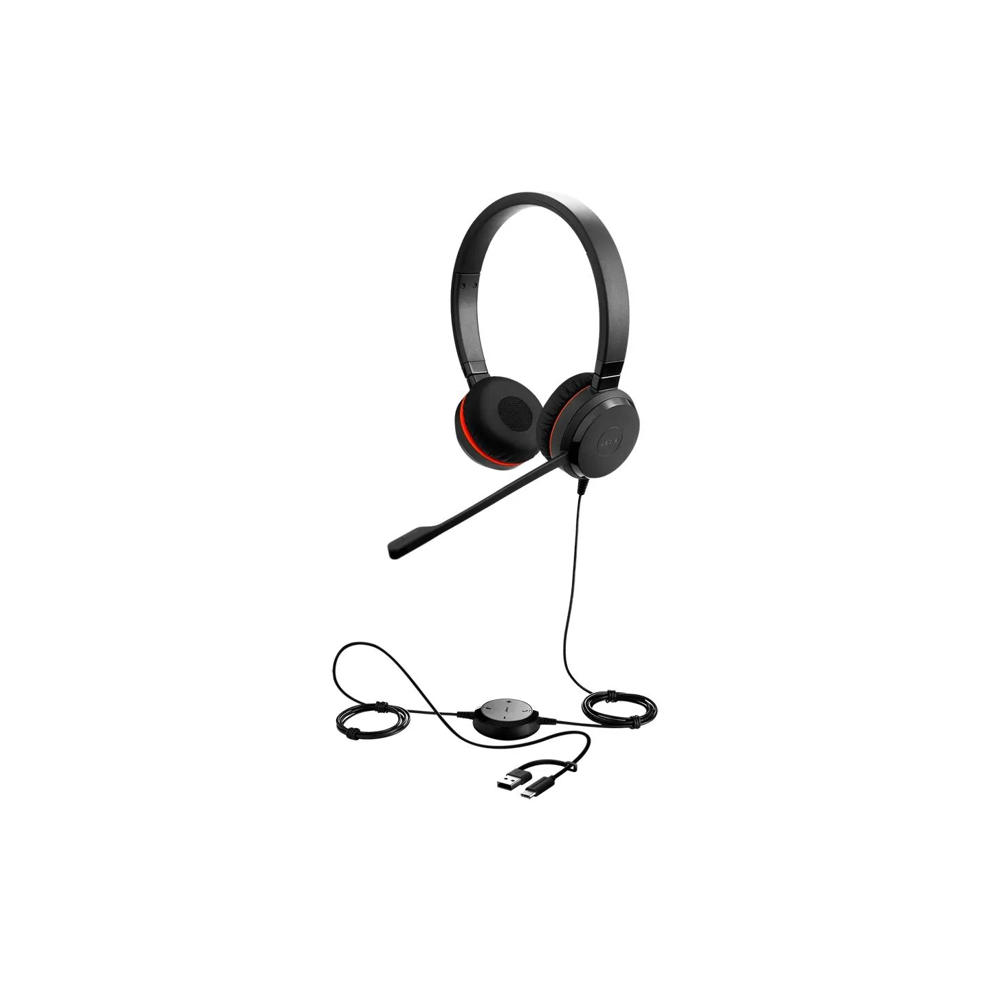 Jabra Evolve 20 USB-A & USB-C MS Stereo