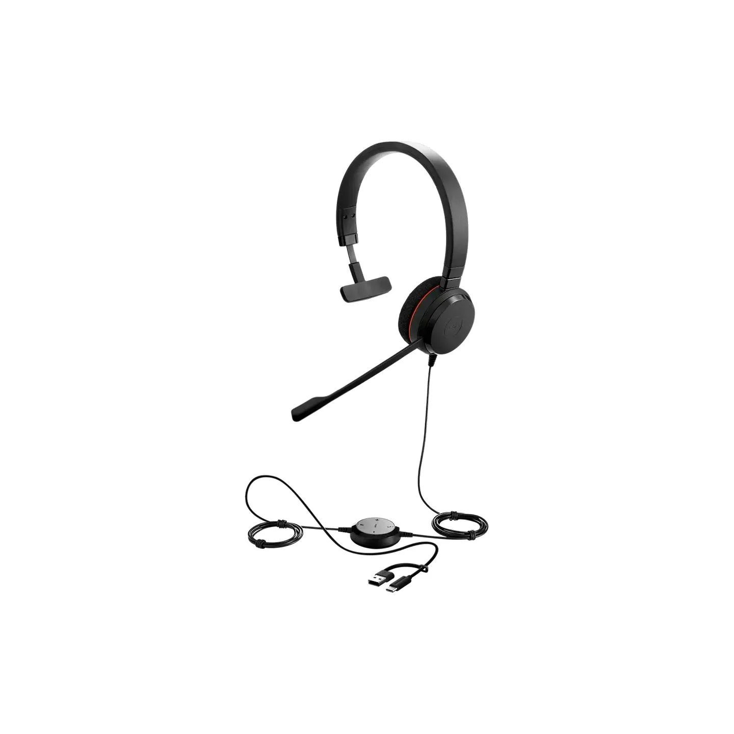 Jabra Evolve 20 USB-A & USB-C MS Mono