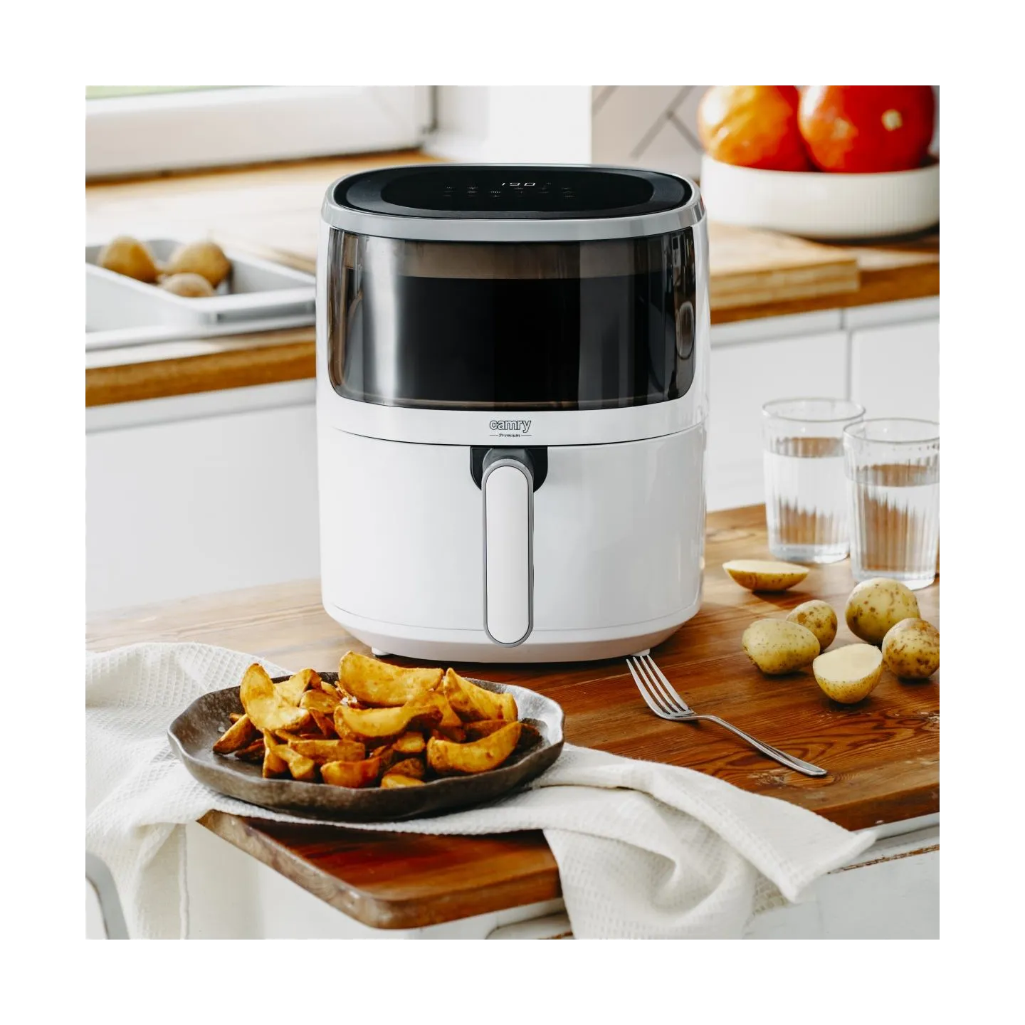 Camry Airfryer Oven | CR 6313 | Power 2000 W | Capacity 5 L | Convection | White