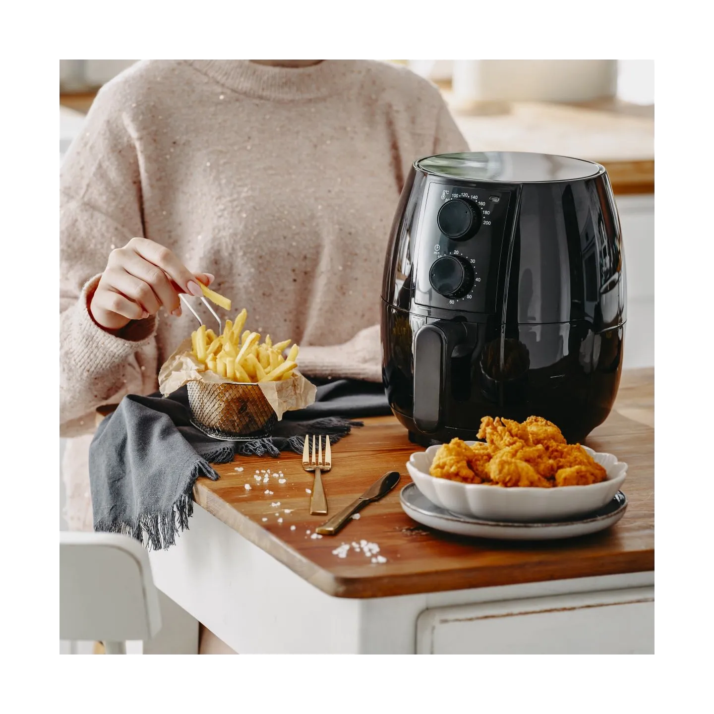 Adler Airfryer Oven | AD 6312 | Power 1600 W | Capacity 2.5 L | Convection | Black