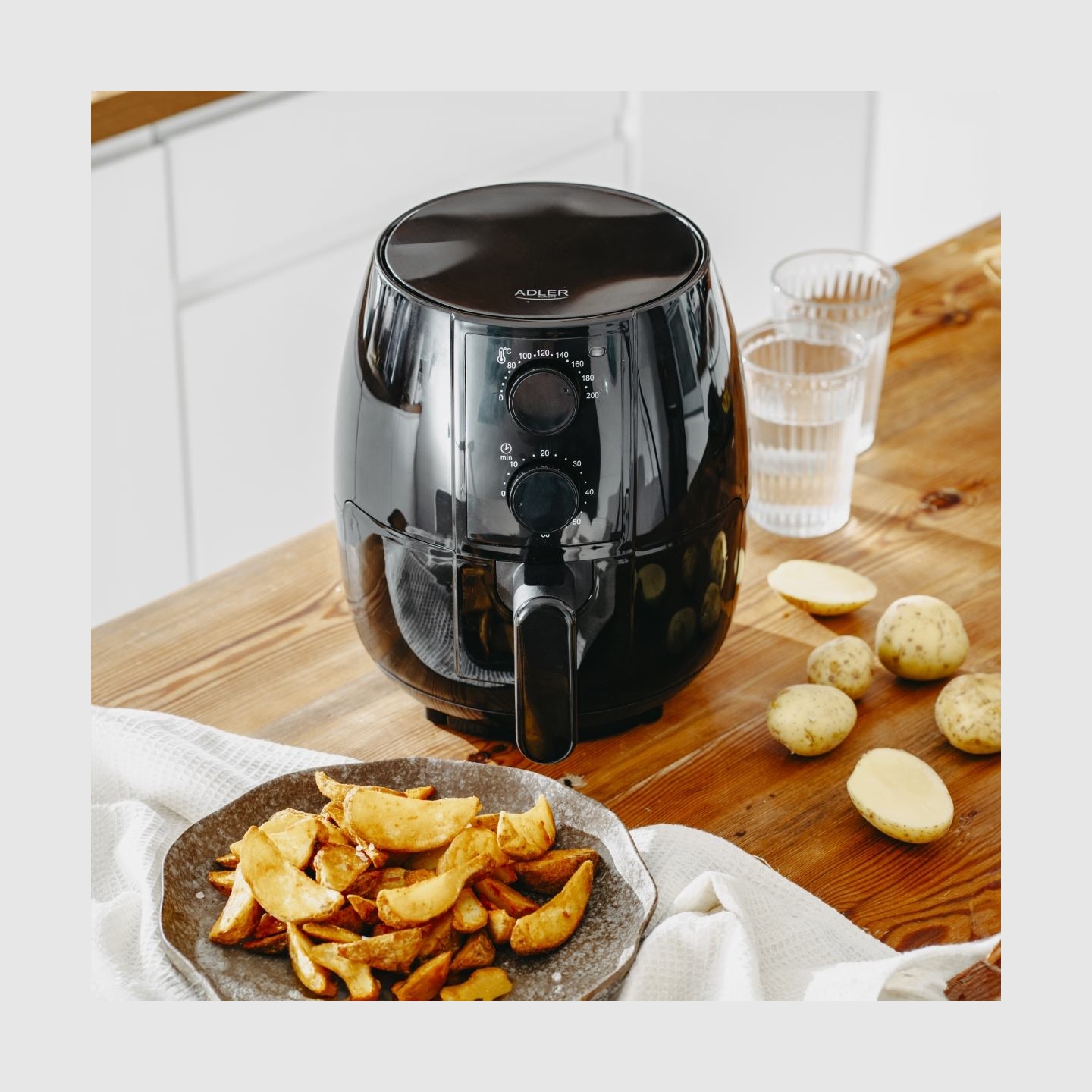 Adler Airfryer Oven | AD 6312 | Power 1600 W | Capacity 2.5 L | Convection | Black