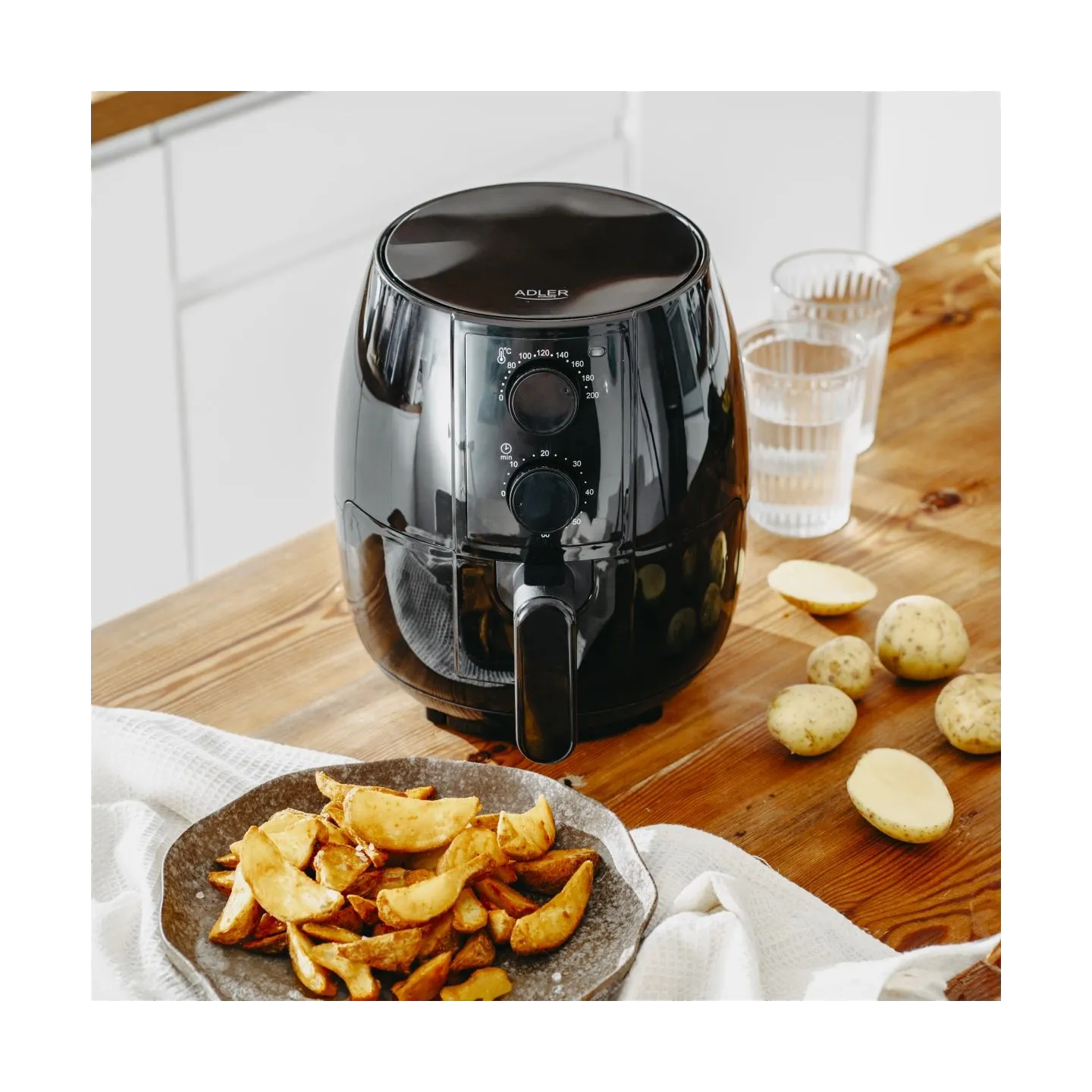 Adler Airfryer Oven | AD 6312 | Power 1600 W | Capacity 2.5 L | Convection | Black