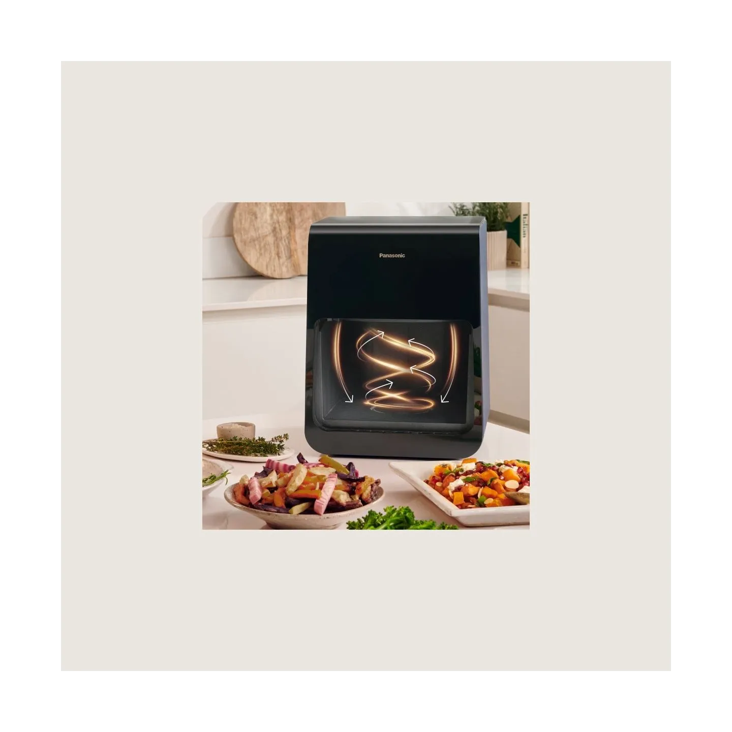 Panasonic Air Fryer | NF-CC600AXE | Power 1450 W | Capacity 6 L | Black
