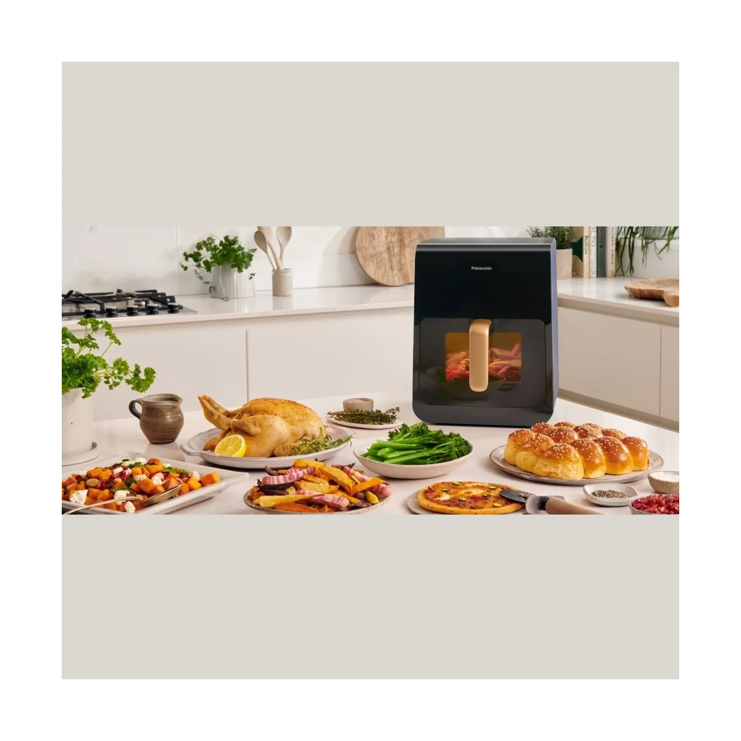 Panasonic Air Fryer | NF-CC600AXE | Power 1450 W | Capacity 6 L | Black