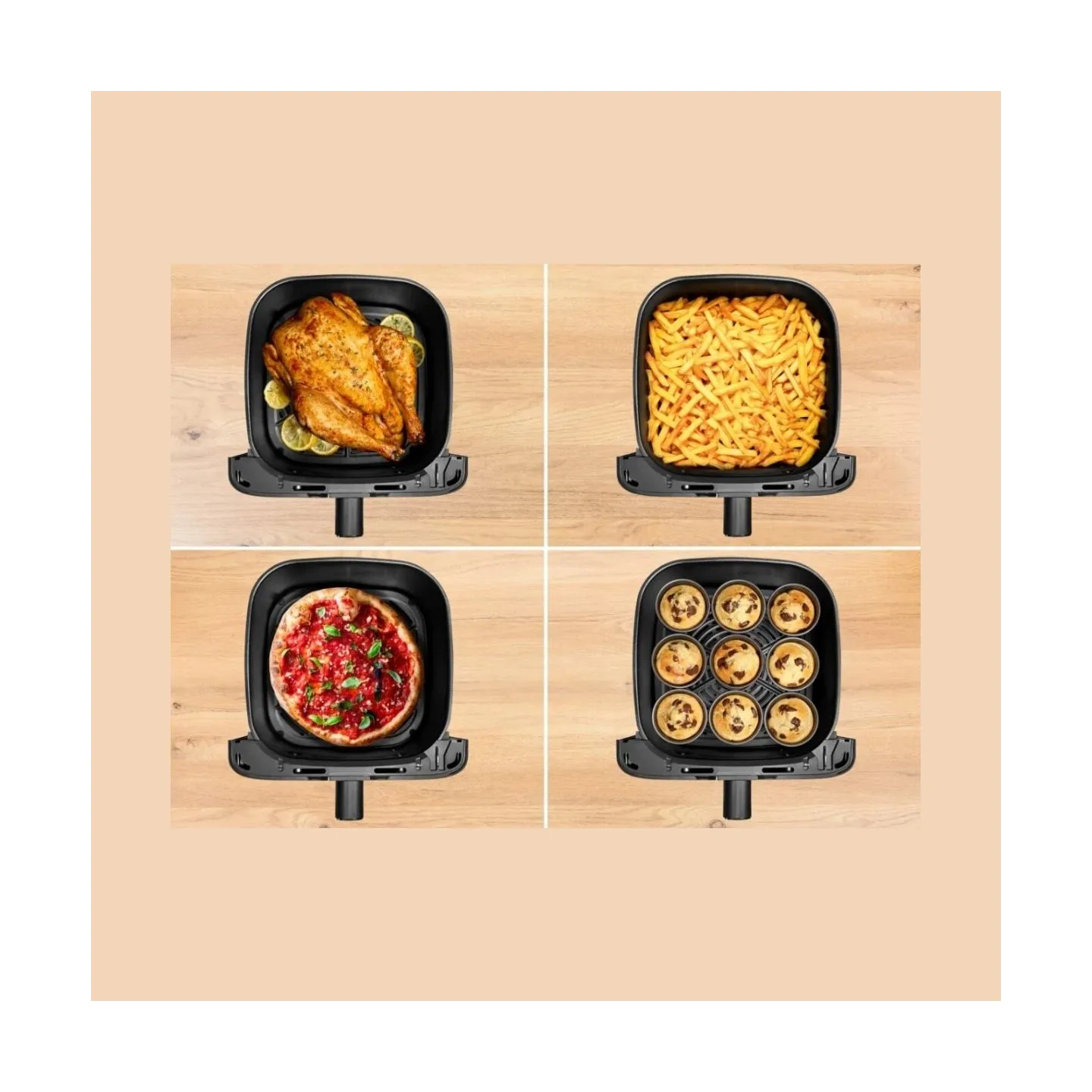 Tefal Easy Fry Mega Air Fryer | EY855D10 | Power 1700 W | Capacity 7.5 L | Black