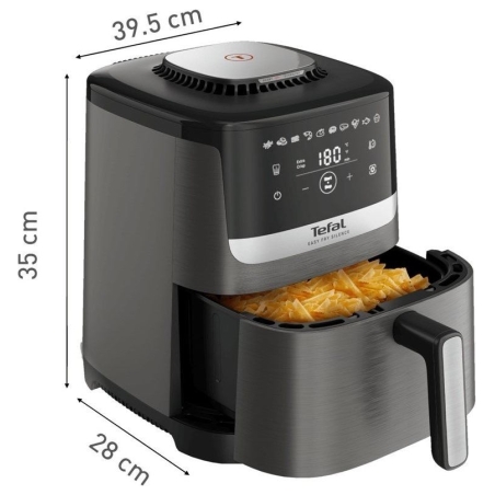 Tefal Air Fryer | Easy Fry Silence EY551HE0 | Power 1650 W | Capacity 5 L | Gray