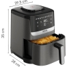 Tefal Air Fryer | Easy Fry Silence EY551HE0 | Power 1650 W | Capacity 5 L | Gray