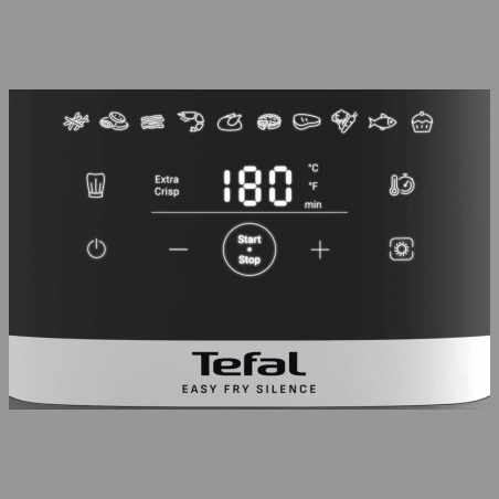 Tefal Air Fryer | Easy Fry Silence EY551HE0 | Power 1650 W | Capacity 5 L | Gray