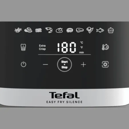Tefal Air Fryer | Easy Fry Silence EY551HE0 | Power 1650 W | Capacity 5 L | Gray