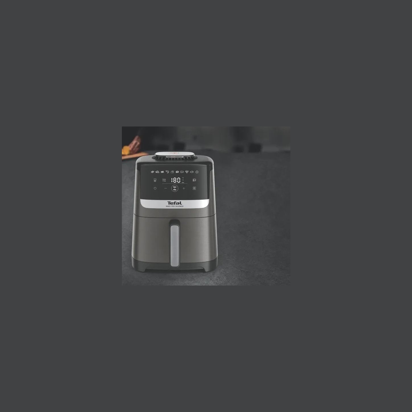 Tefal Air Fryer | Easy Fry Silence EY551HE0 | Power 1650 W | Capacity 5 L | Gray