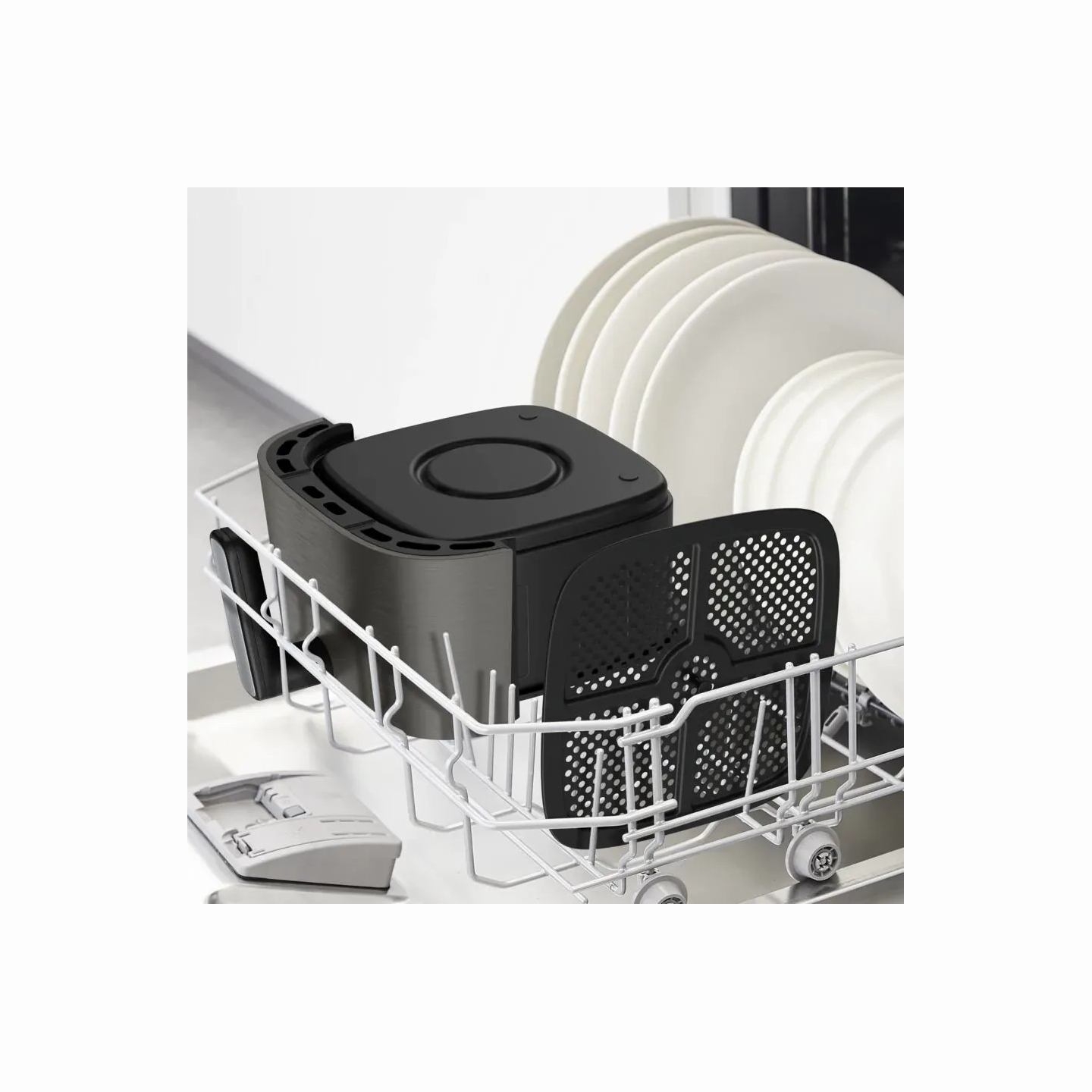Tefal Air Fryer | Easy Fry Silence EY551HE0 | Power 1650 W | Capacity 5 L | Gray