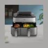 Philips Dual Basket Airfryer | NA555/00 5000 series | Power 2750 W | Capacity 9 L | RapidAir Plus | Silver