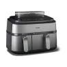 Philips Dual Basket Airfryer | NA555/00 5000 series | Power 2750 W | Capacity 9 L | RapidAir Plus | Silver