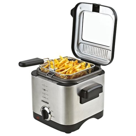 Mesko | Deep Fryer | MS 4910 | Power 900 W | Capacity 1.5 L | Silver