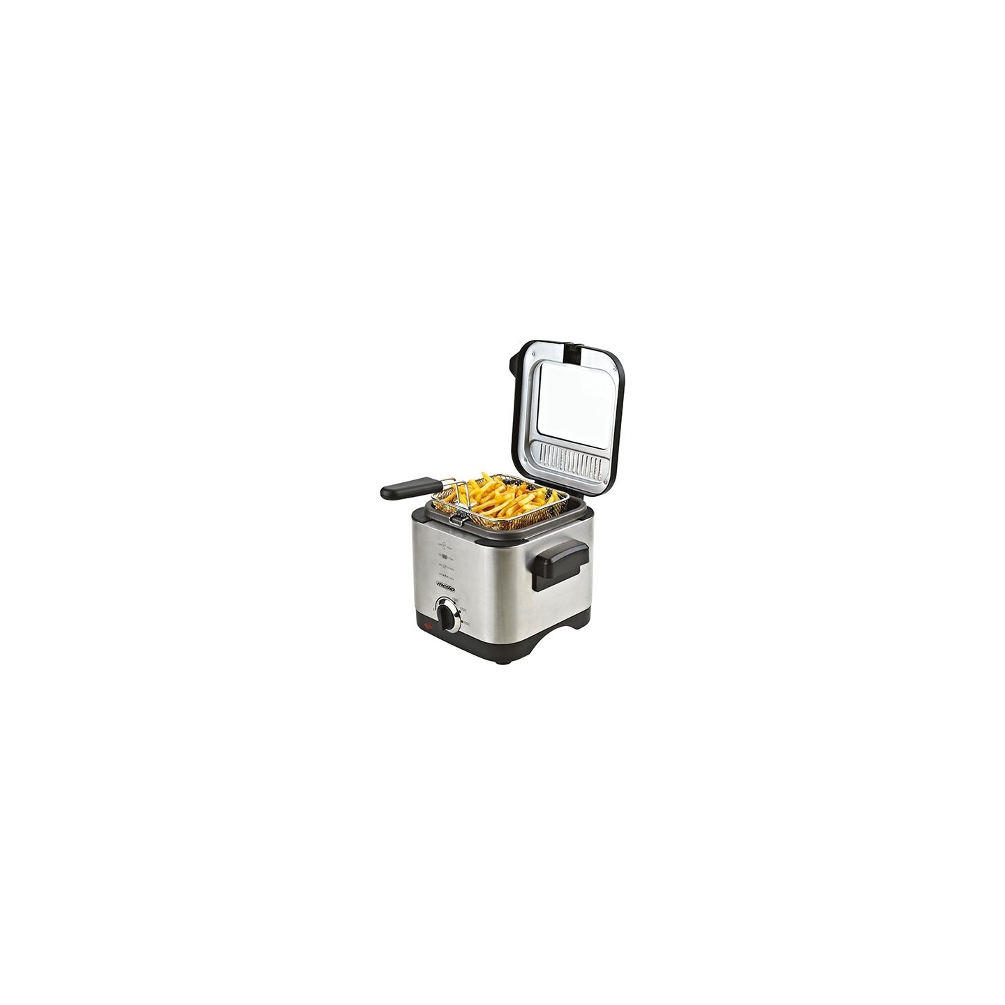 Mesko | Deep Fryer | MS 4910 | Power 900 W | Capacity 1.5 L | Silver