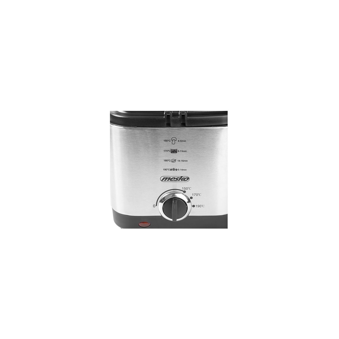 Mesko | Deep Fryer | MS 4910 | Power 900 W | Capacity 1.5 L | Silver