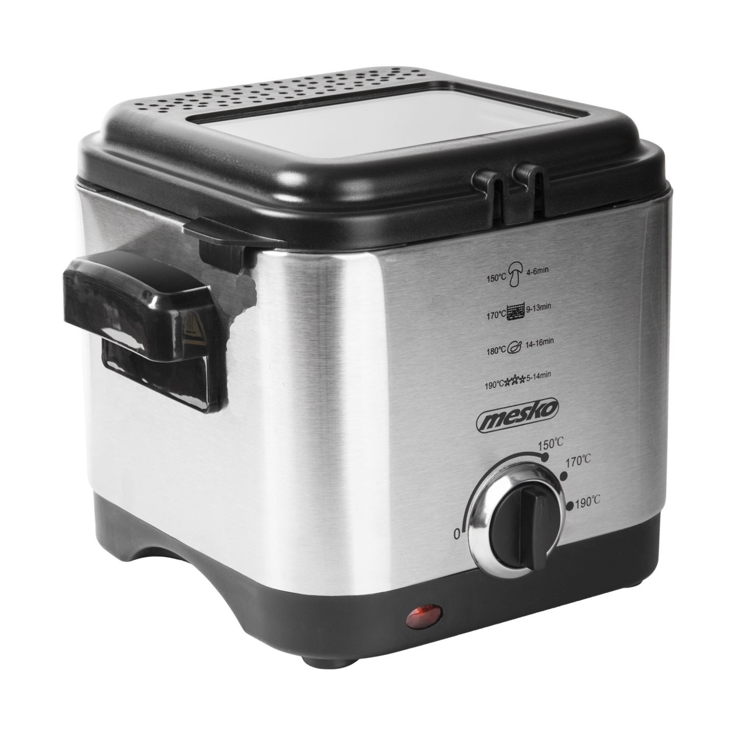 Mesko | Deep Fryer | MS 4910 | Power 900 W | Capacity 1.5 L | Silver