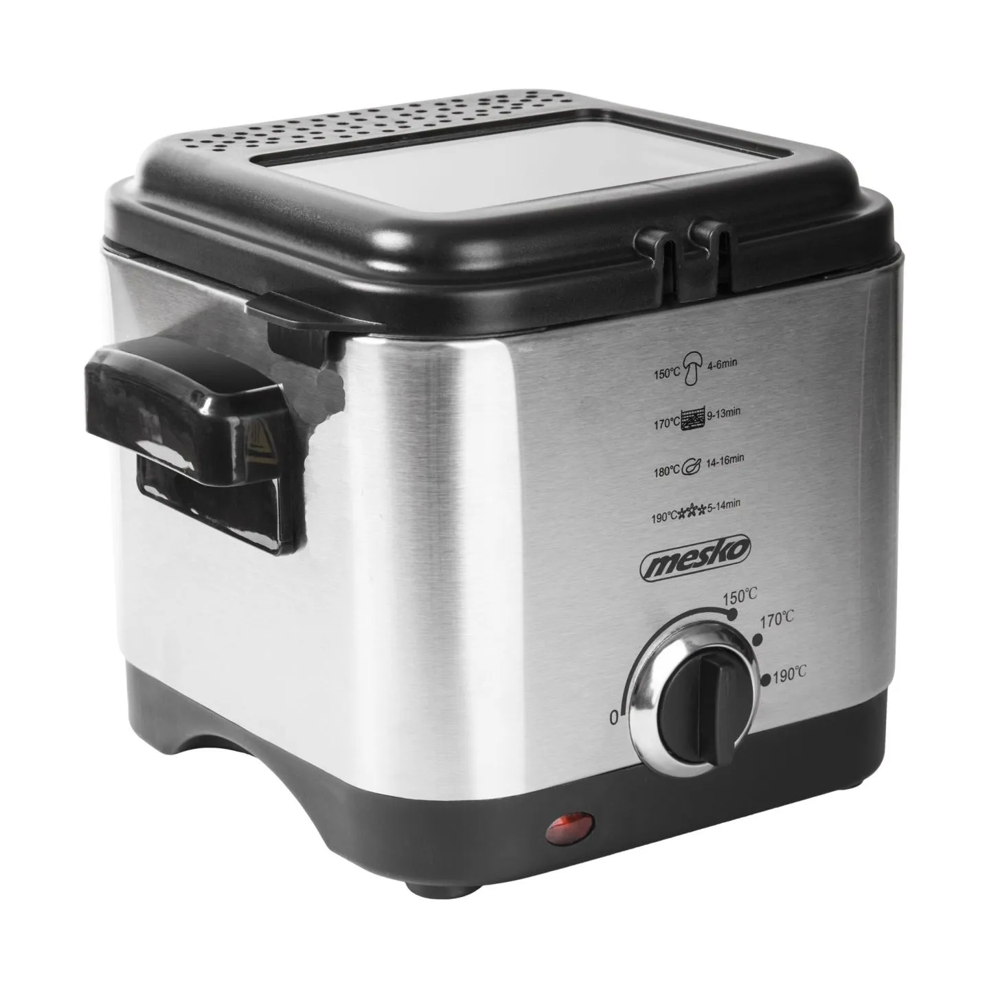 Mesko | Deep Fryer | MS 4910 | Power 900 W | Capacity 1.5 L | Silver
