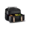 Philips Dual Steam Air Fryer | NA552/00 5000 Series | Power 2750 W | Capacity 9 L | RapidAir Plus | Black