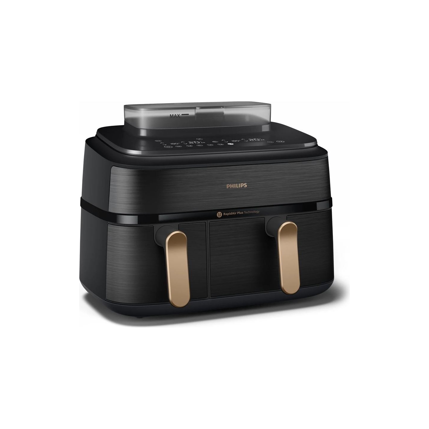 Philips Dual Steam Air Fryer | NA552/00 5000 Series | Power 2750 W | Capacity 9 L | RapidAir Plus | Black