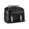 Philips Dual Steam Air Fryer | NA552/00 5000 Series | Power 2750 W | Capacity 9 L | RapidAir Plus | Black