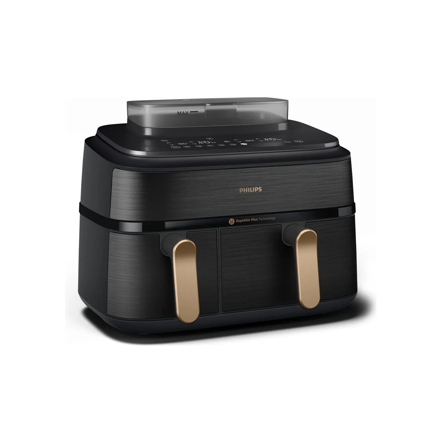 Philips Dual Steam Air Fryer | NA552/00 5000 Series | Power 2750 W | Capacity 9 L | RapidAir Plus | Black