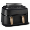 Philips Dual Steam Air Fryer | NA552/00 5000 Series | Power 2750 W | Capacity 9 L | RapidAir Plus | Black