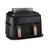 Philips Dual Steam Air Fryer | NA552/00 5000 Series | Power 2750 W | Capacity 9 L | RapidAir Plus | Black
