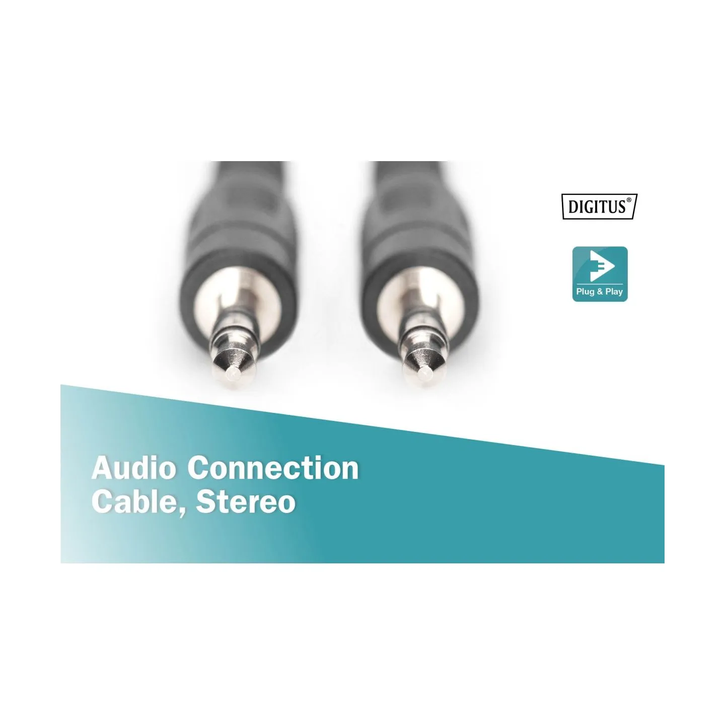 Digitus Audio Connection Cable, Stereo | AK-510100-015-S