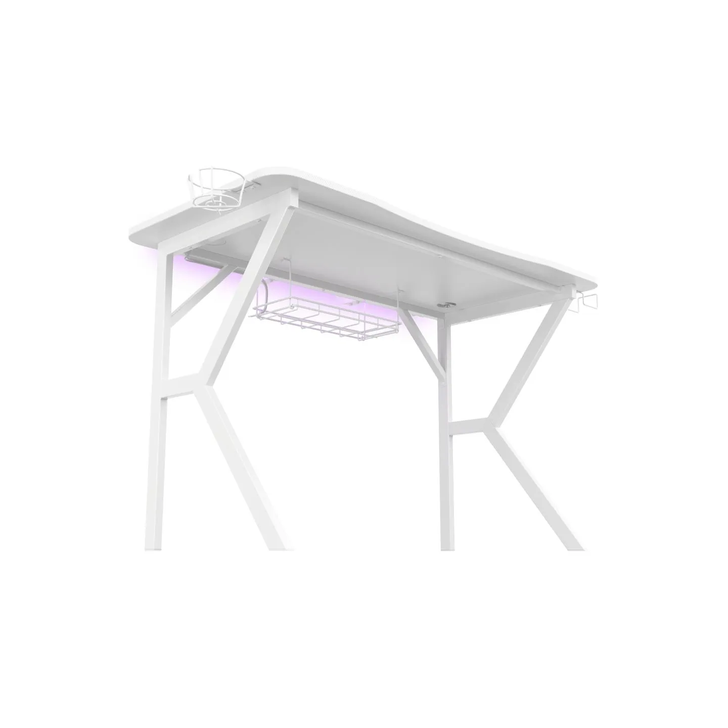 Genesis | Gaming Desk | Holm 320 RGB | White