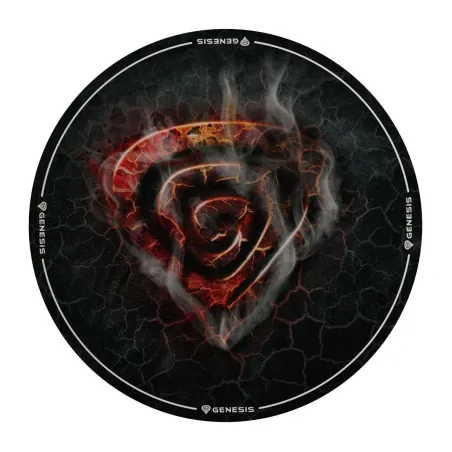 Genesis Tellur 400 Round Lava Floor Mat | Black