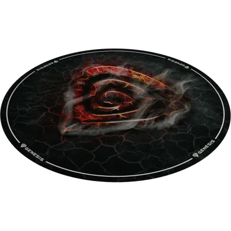 Genesis Tellur 400 Round Lava Floor Mat | Black