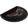 Genesis Tellur 400 Round Lava Floor Mat | Black