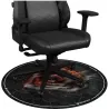 Genesis Tellur 400 Round Lava Floor Mat | Black