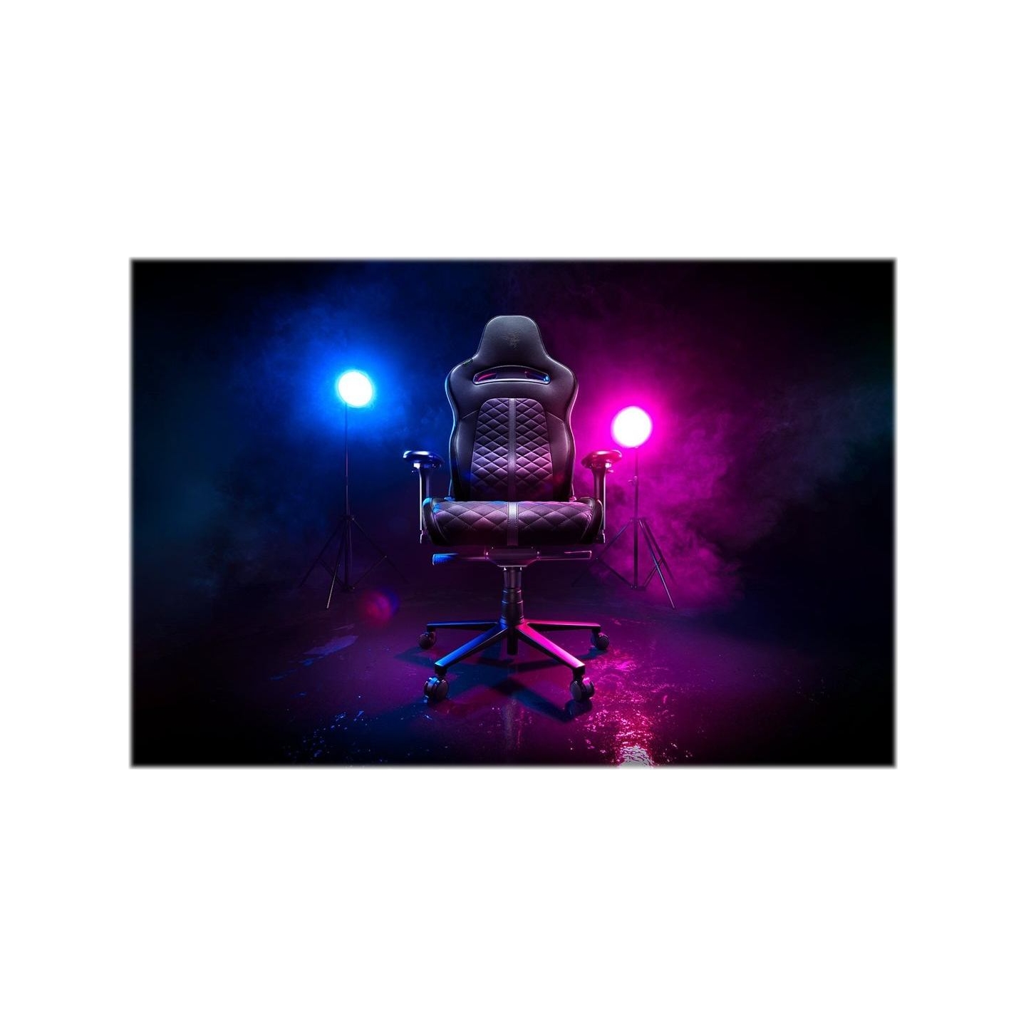 Razer Enki Ergonomic Gaming Chair EPU Synthetic Leather; Steel | Black