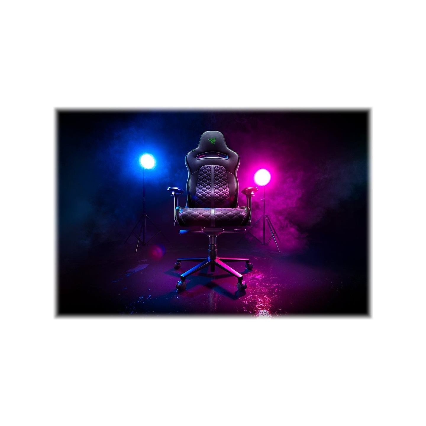Razer Ergonomic Gaming Chair Enki EPU Synthetic Leather; Steel; Aluminium | Black/Green
