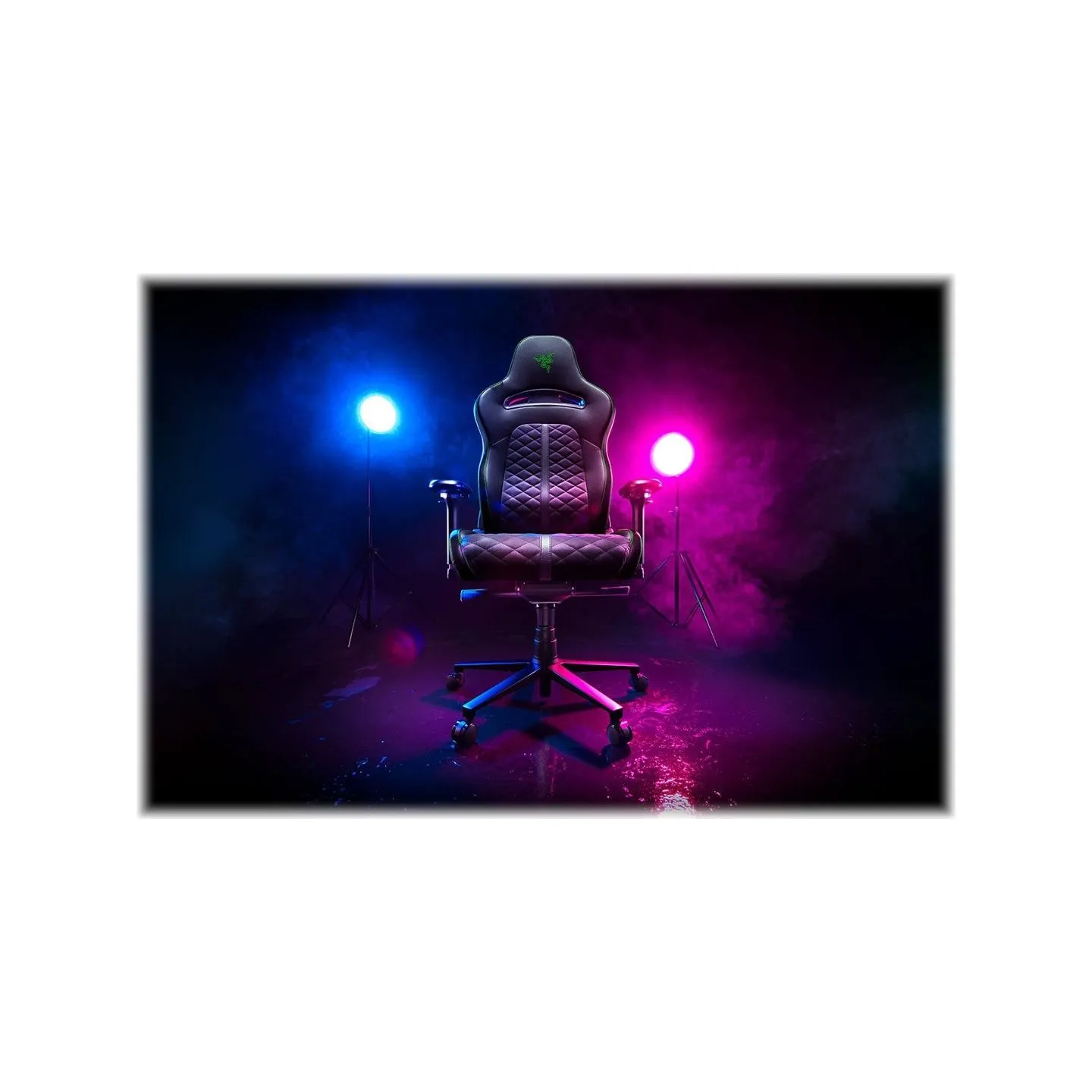 Razer Ergonomic Gaming Chair Enki EPU Synthetic Leather; Steel; Aluminium | Black/Green