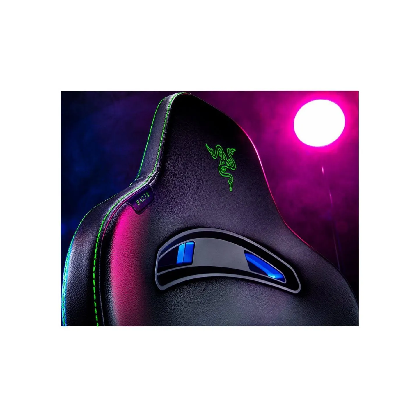 Razer Ergonomic Gaming Chair Enki X EPU Synthetic Leather; Steel; High density Polyurethane Moulded Foam | Black/Green
