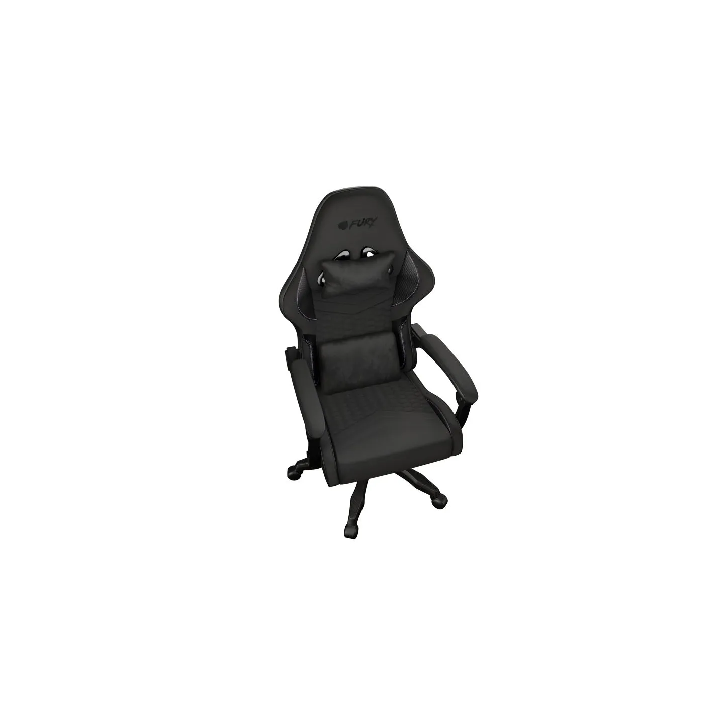 Genesis FURY Eco leather, Fabric, Nylon | Gaming Chair | Shinai S4 | Black